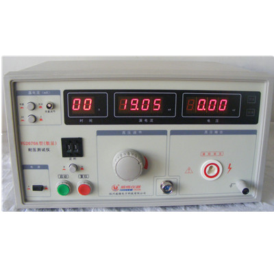 VG2670A耐壓測(cè)試儀 電子制造與維修領(lǐng)域的可靠安全保障